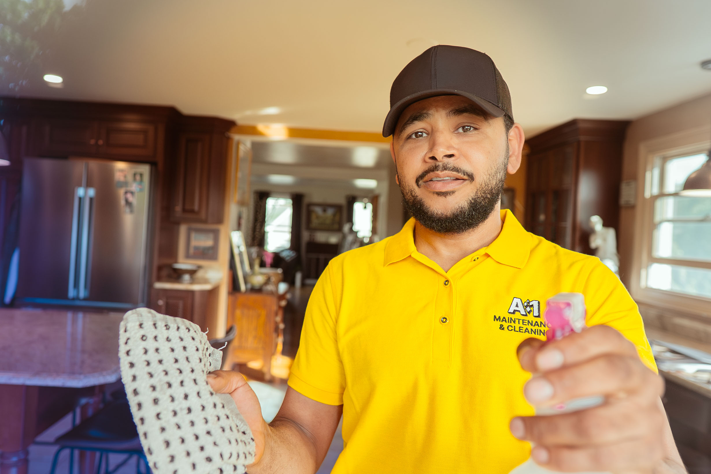 A-1 Cleaning kitchen cabinet detail service